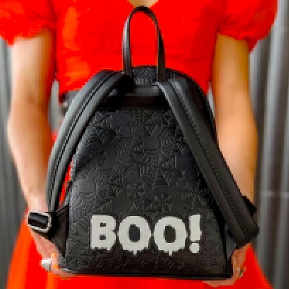 Loungefly Disney Mickey Mouse Spider Glow-in-Dark Backpack - Picture 2 of 13